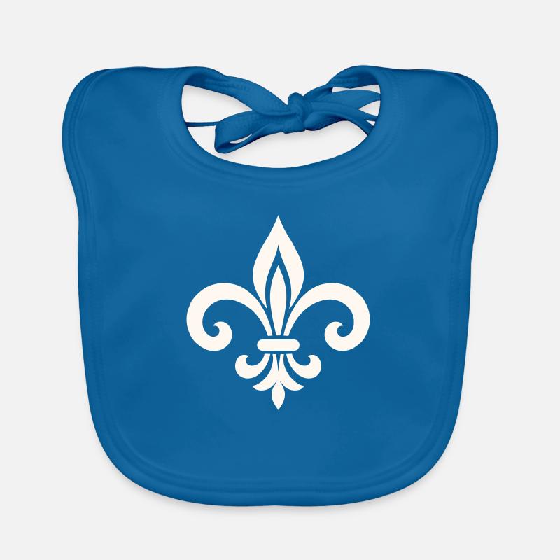 Fleur de Lis Baby Bio-Lätzchen
