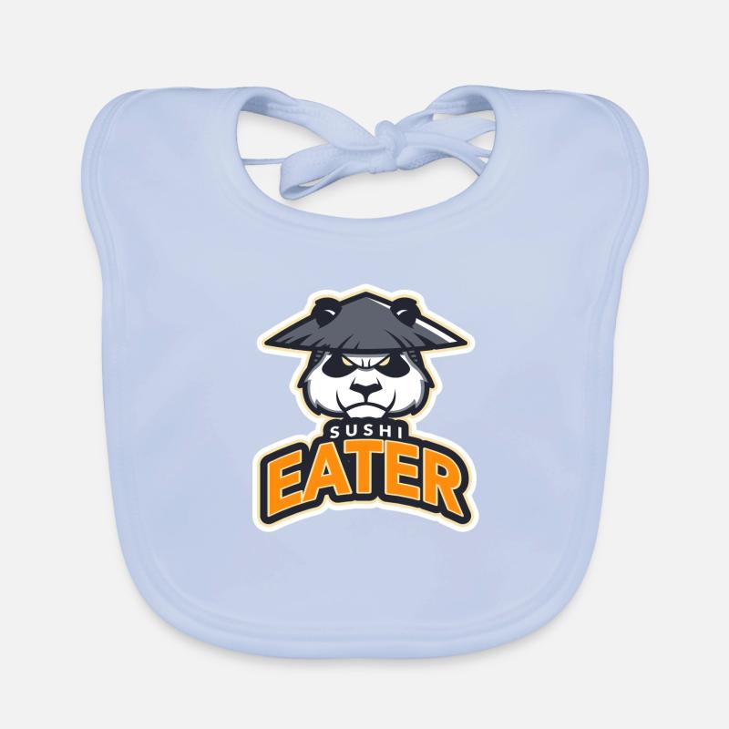 Sushi Eater Organic Baby Bibs