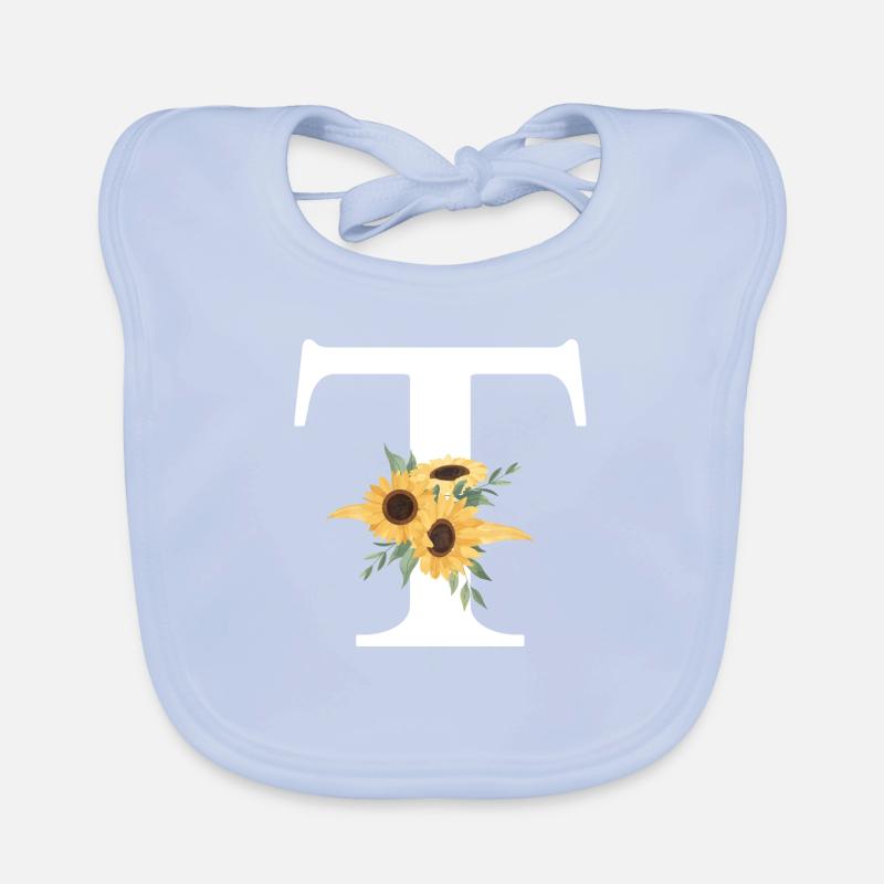 Sonnenblume Blumen T Brief Baby Bio-Lätzchen