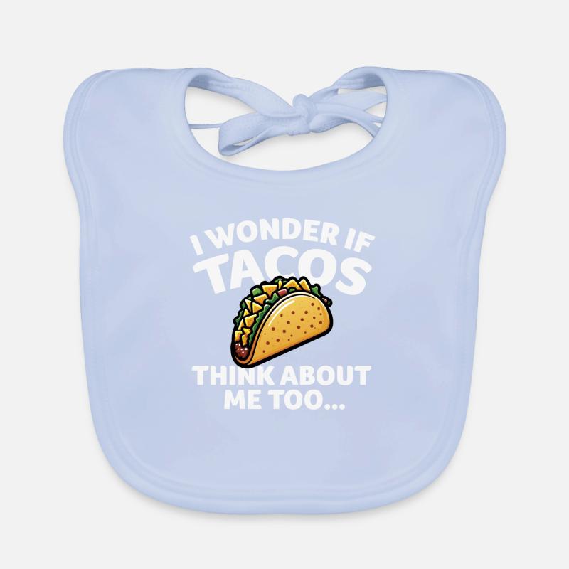 Je me demande si TACOS pense aussi à moi Bavoir bio Bébé