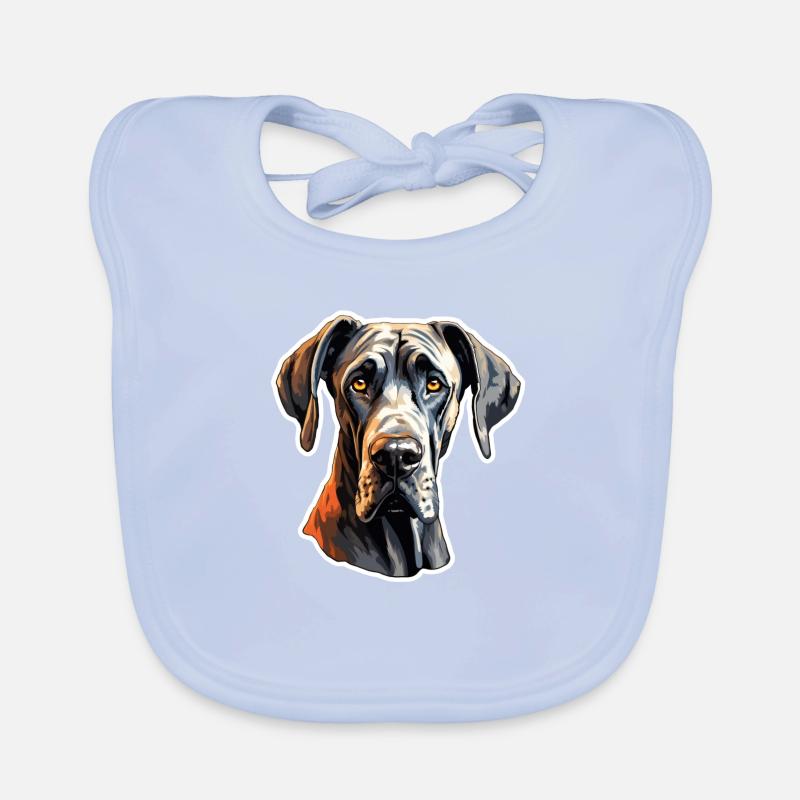 Great DaneHead Organic Baby Bibs