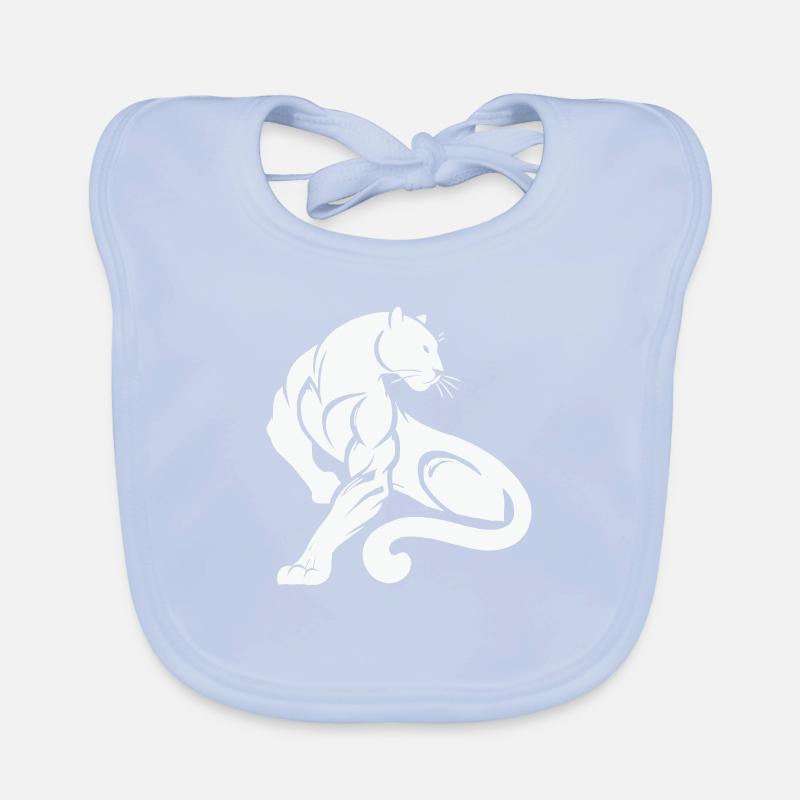 Panthère léopard Bavoir bio Bébé