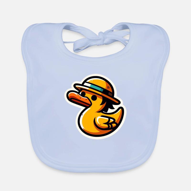 Duck with hat Organic Baby Bibs