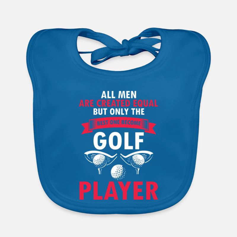 Seuls les meilleurs hommes deviennent une citation de joueur de golf Bavoir bio Bébé
