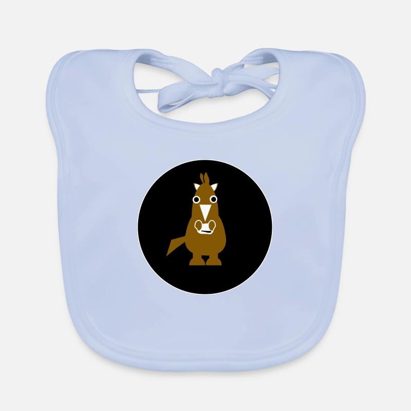 Cheval Ross Pony Bavoir bio Bébé