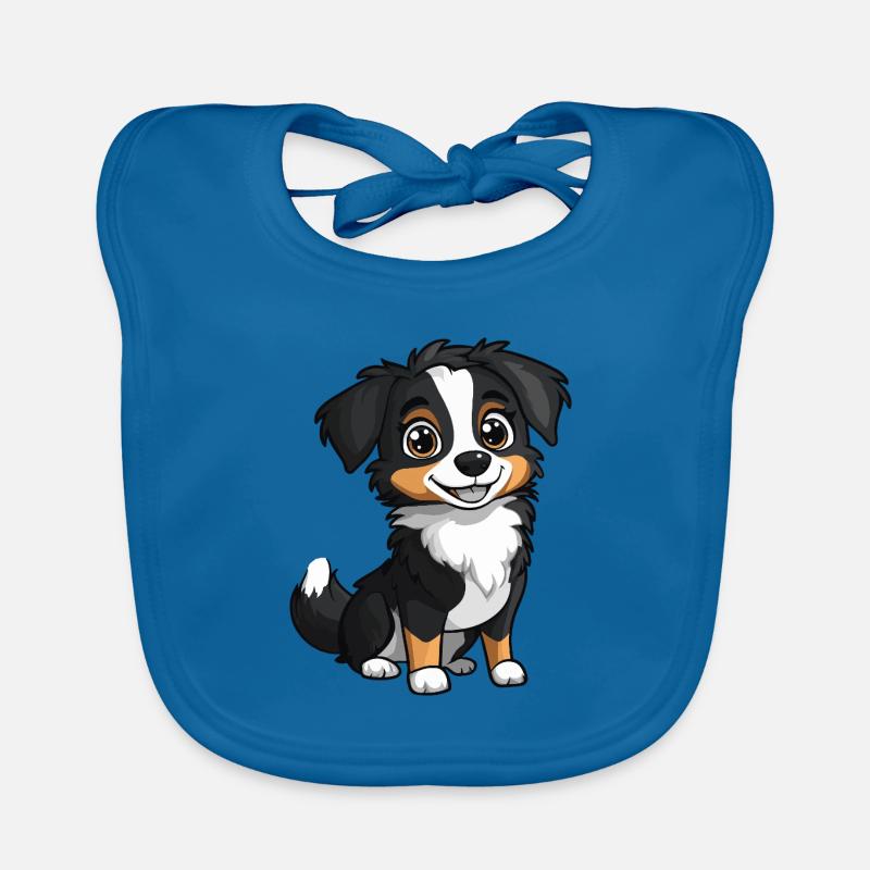 Berger Australien Chien Mignon Bavoir bio Bébé