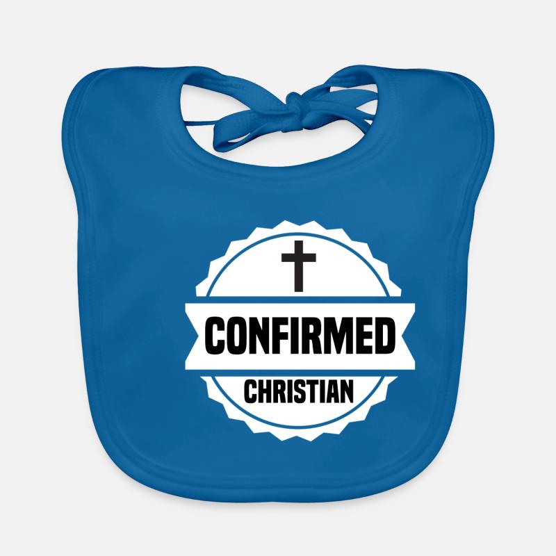 Confirmation catholique Confirmé Ki chrétienne Bavoir bio Bébé