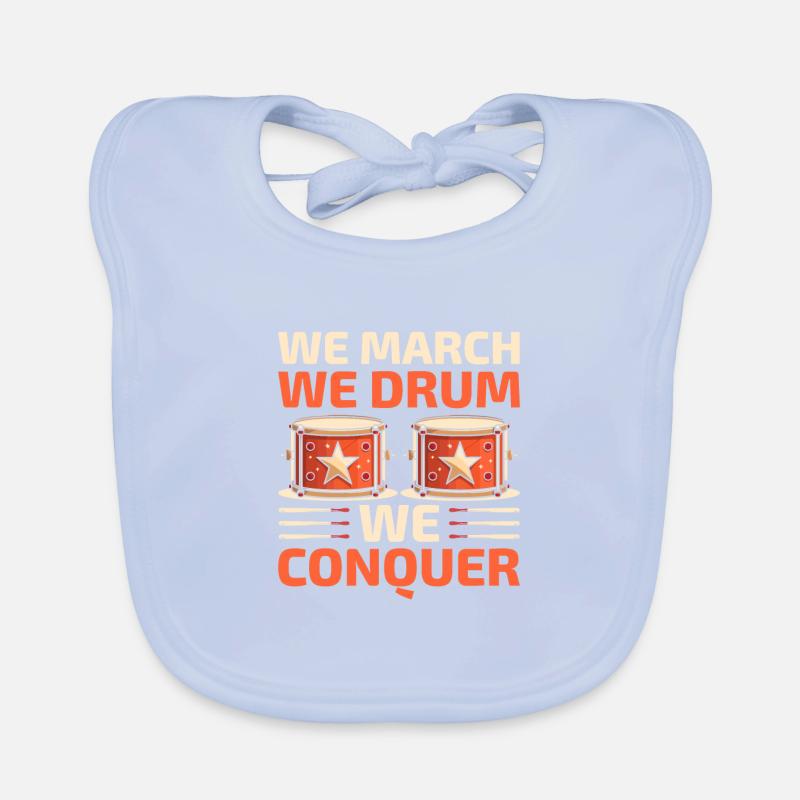 Drum Corps Marching Band Drum Corp Musik Percussio Baby Bio-Lätzchen