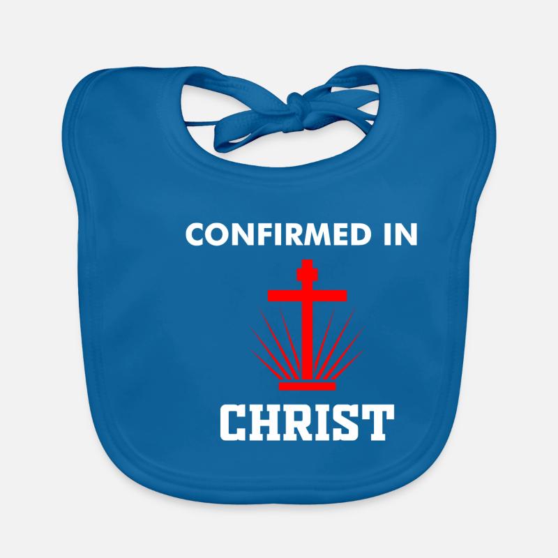 Confirmation catholique Confirmé dans le Chrétien Bavoir bio Bébé