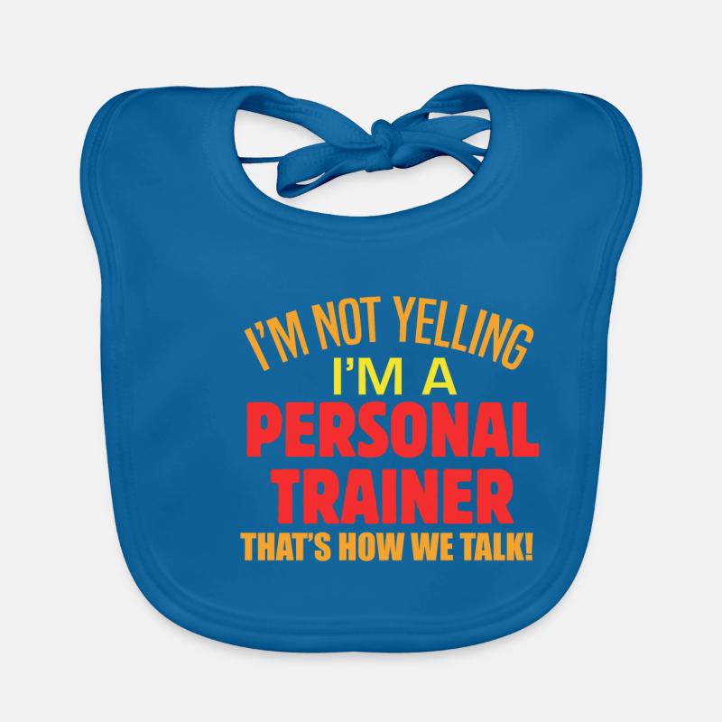 Personal Trainer Nutrition Cardio Workout Certifiz Organic Baby Bibs