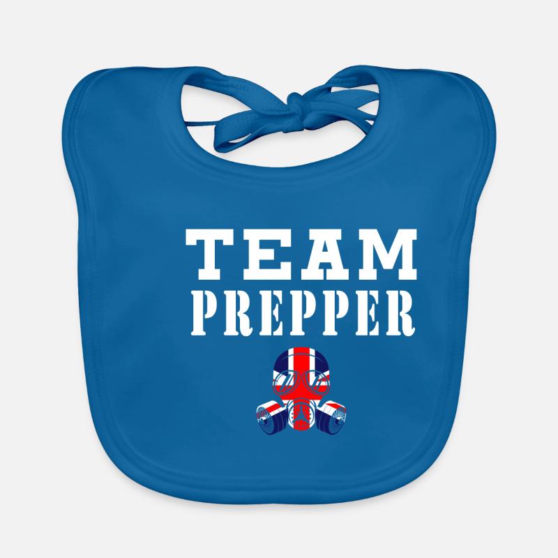 Team Prepper Organic Baby Bibs