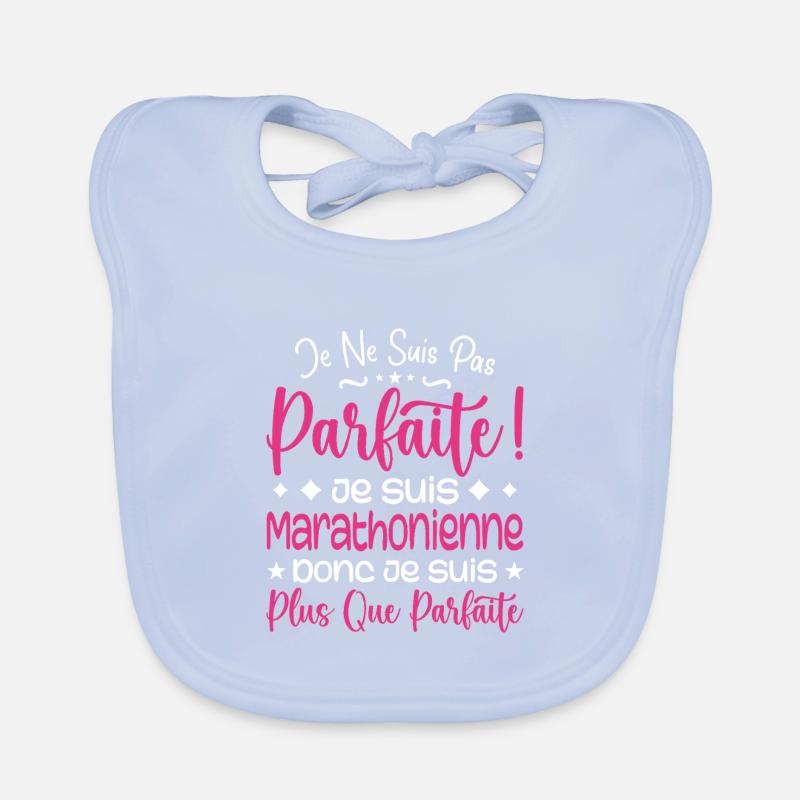 Marathonienne plus que parfaite, métier de rêve Bavoir bio Bébé