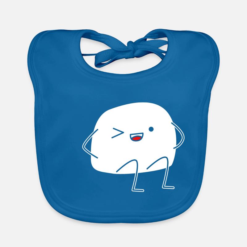 Stein Schere Papier Baby Bio-Lätzchen
