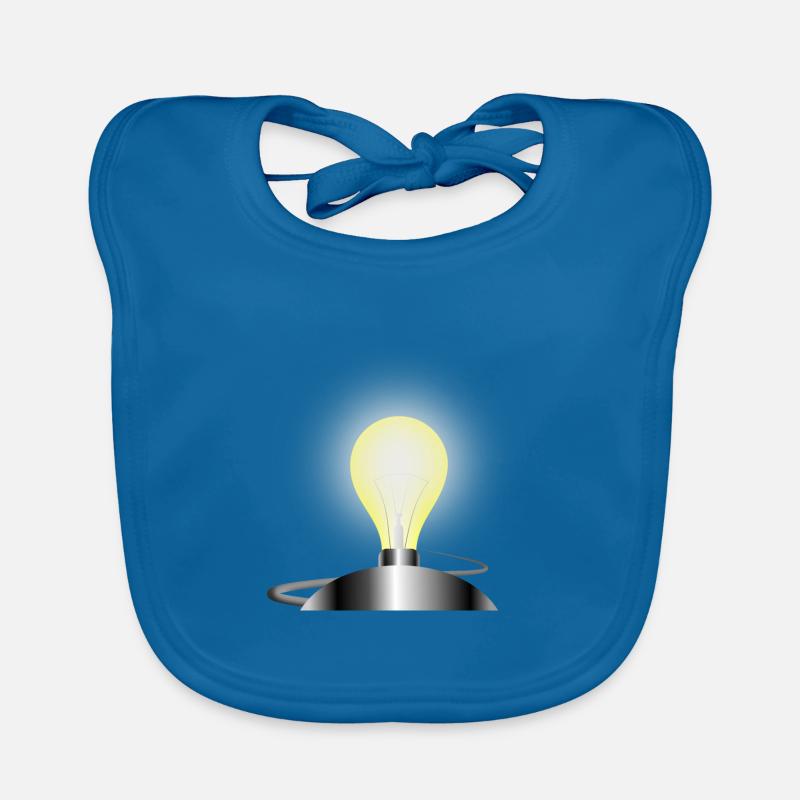 Light bulb socket Organic Baby Bibs