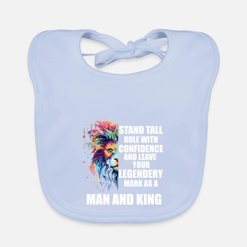 Man and King Baby Bio-Lätzchen