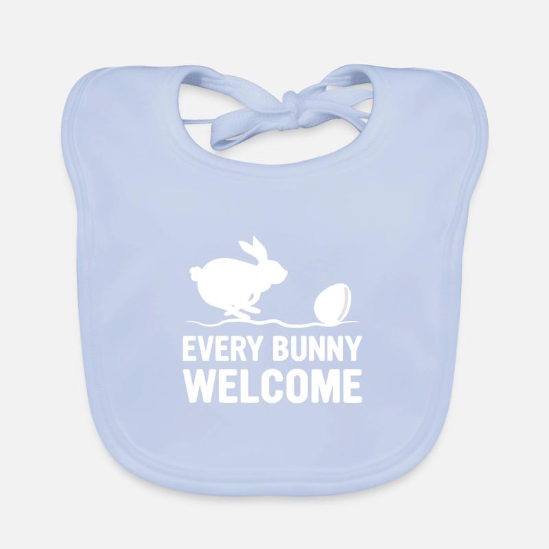 Jeden willkommenen Ostertag Eier Hunt Tierliebhaber Baby Bio-Lätzchen