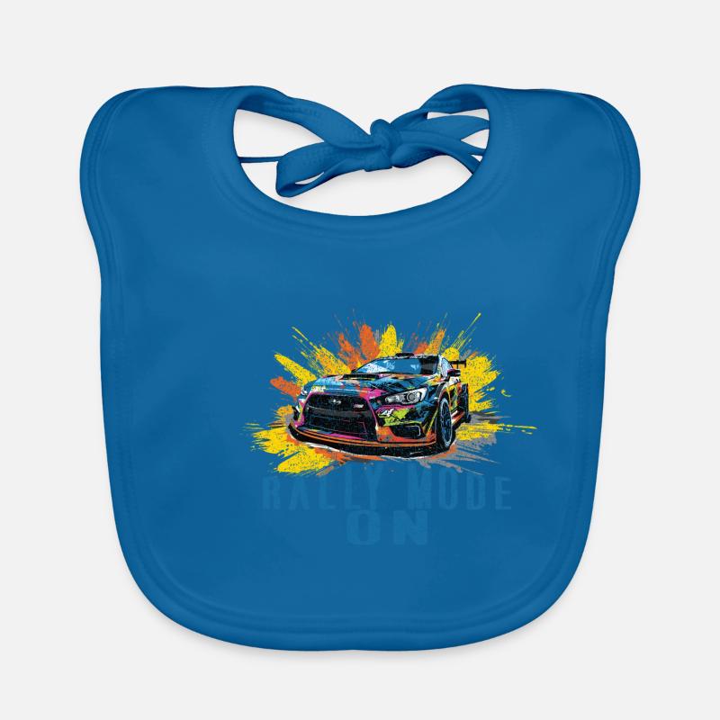 Mode rallye activé Bavoir bio Bébé
