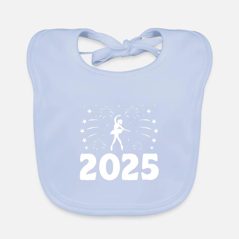 New Year Theme For Dancing Dancer Choreography Organic Baby Bibs