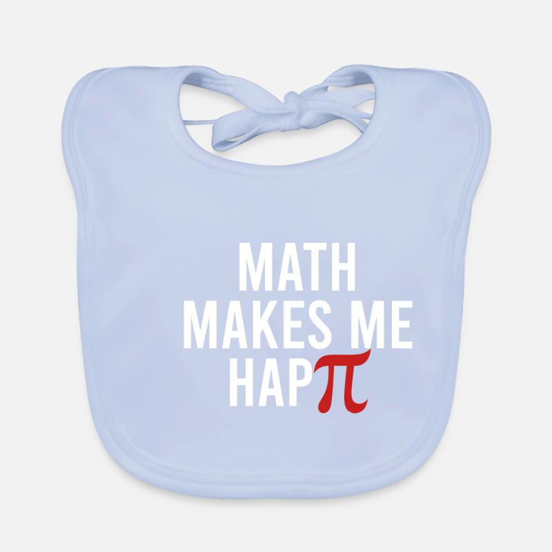 Math Geek Math Makes Me Happie Funny Integral Math Baby Bio-Lätzchen