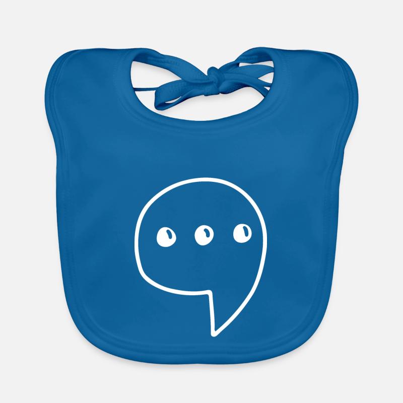 Speech Bubble Comic Organic Baby Bibs