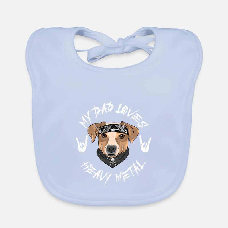 JACK RUSSEL TERRIER Bavoir bio Bébé