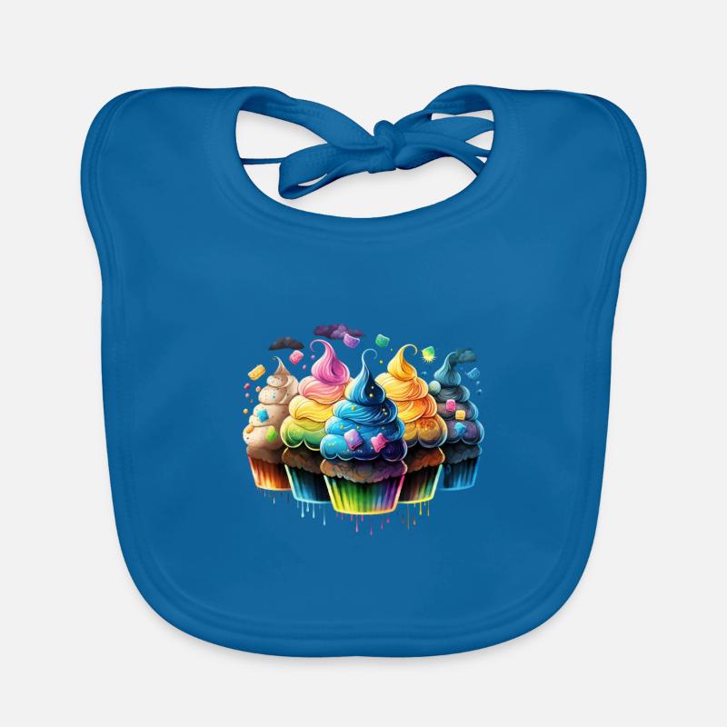 CUPCAKES Bavoir bio Bébé