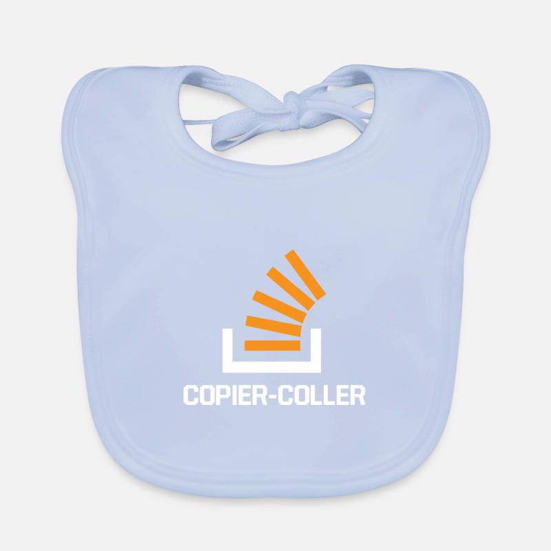 Copier Coller Programmer Software Developer Nerd G Baby Bio-Lätzchen