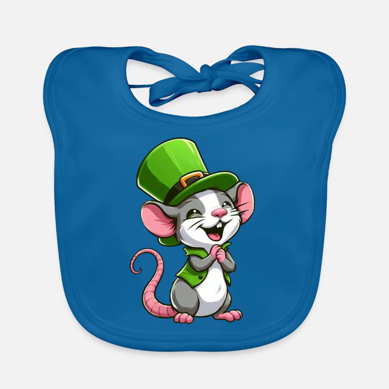 Rat mignon de la Saint-Patrick Bavoir bio Bébé