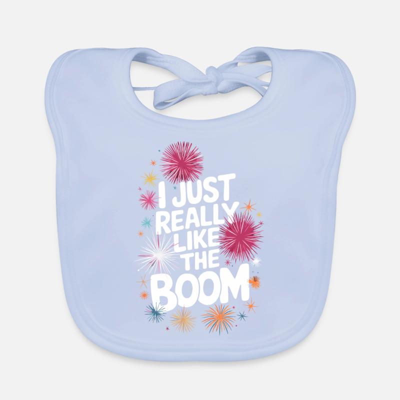 Pyrotechnics Fireworks Pyrotechnics Organic Baby Bibs