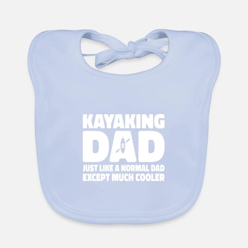 Kayaking Dad Just Like A Normal Dad Except Much Co Baby Bio-Lätzchen
