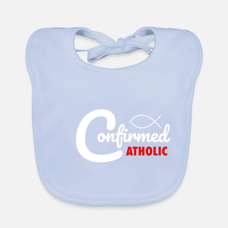 Catholic Confirmation Confirmed Catholic Organic Baby Bibs