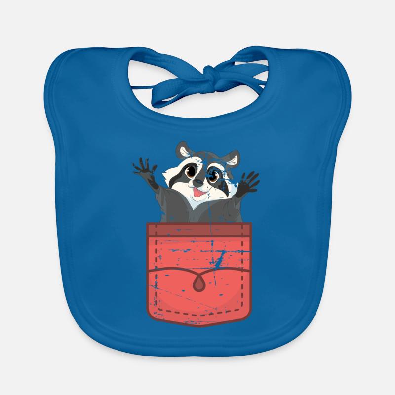 Waschbären Geschenk Waschbär Baby Bio-Lätzchen