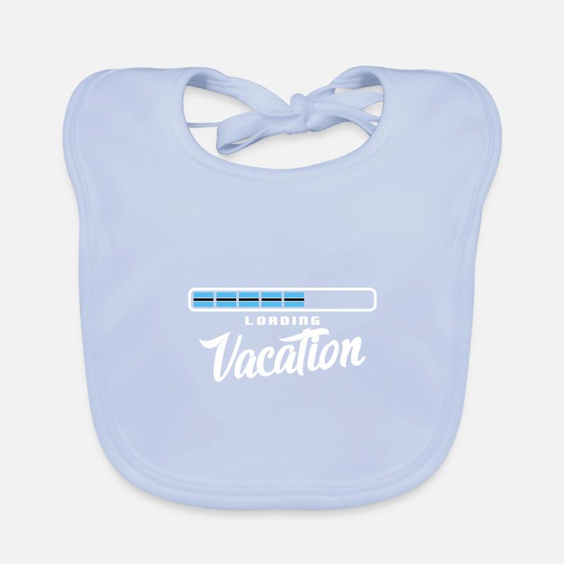 Drapeau du Botswana Drapeau du Botswana Afrique Bavoir bio Bébé