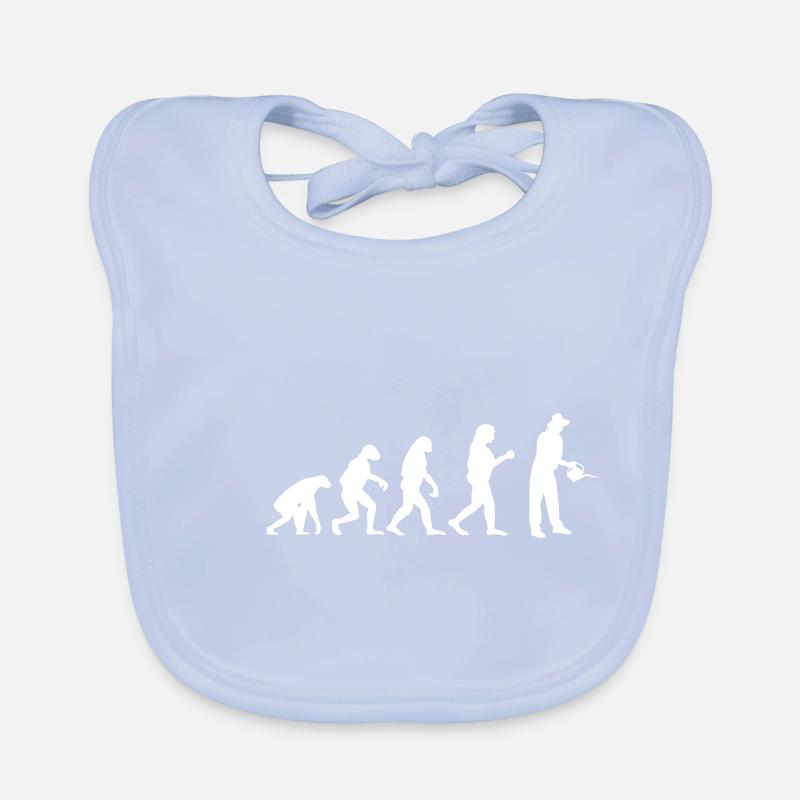 Gardener Garden Evolution Horticulture Plants Funny Organic Baby Bibs