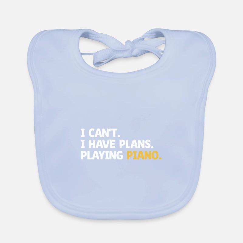 Je ne peux pas, j’ai des projets de jouer du piano à queue Bavoir bio Bébé
