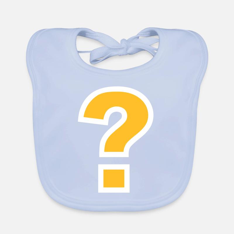 Fragezeichen Baby Bio-Lätzchen