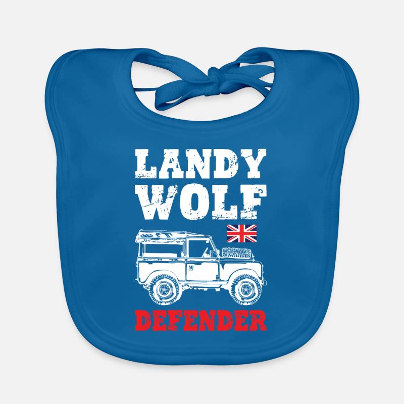 Landy Wolf Defender Organic Baby Bibs