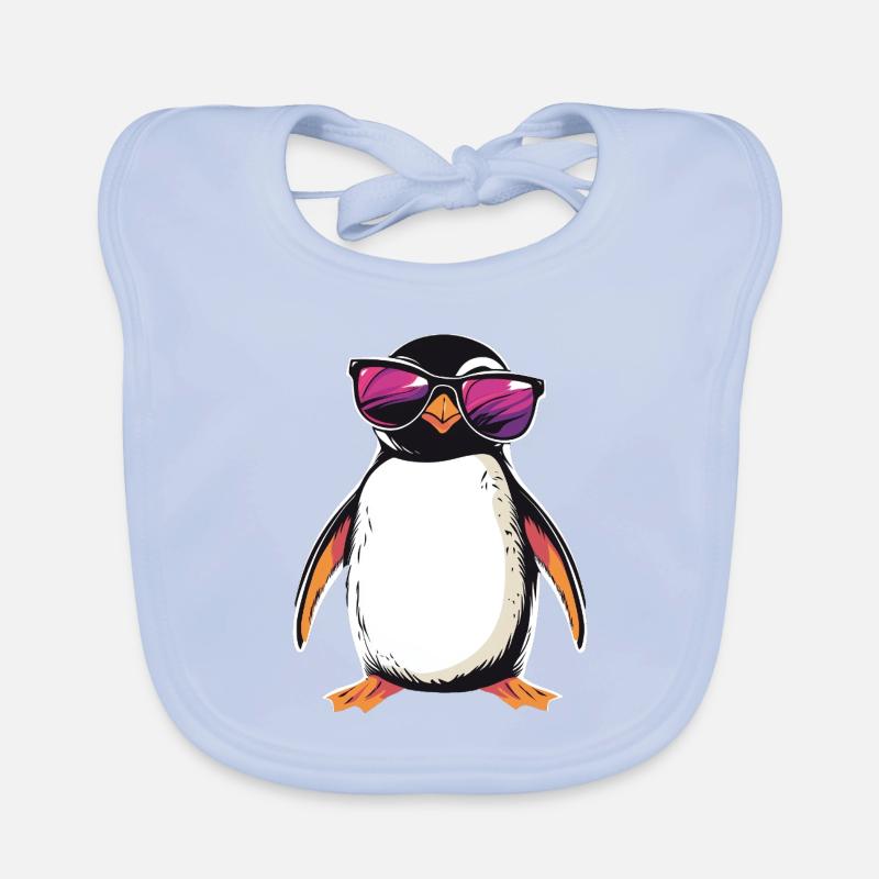 Pingouin Bavoir bio Bébé