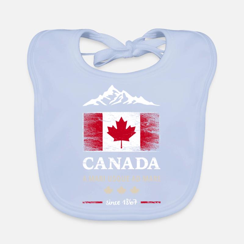 Canada, Ottawa, Maple Leaf Maple Leaf Canada Amérique Bavoir bio Bébé