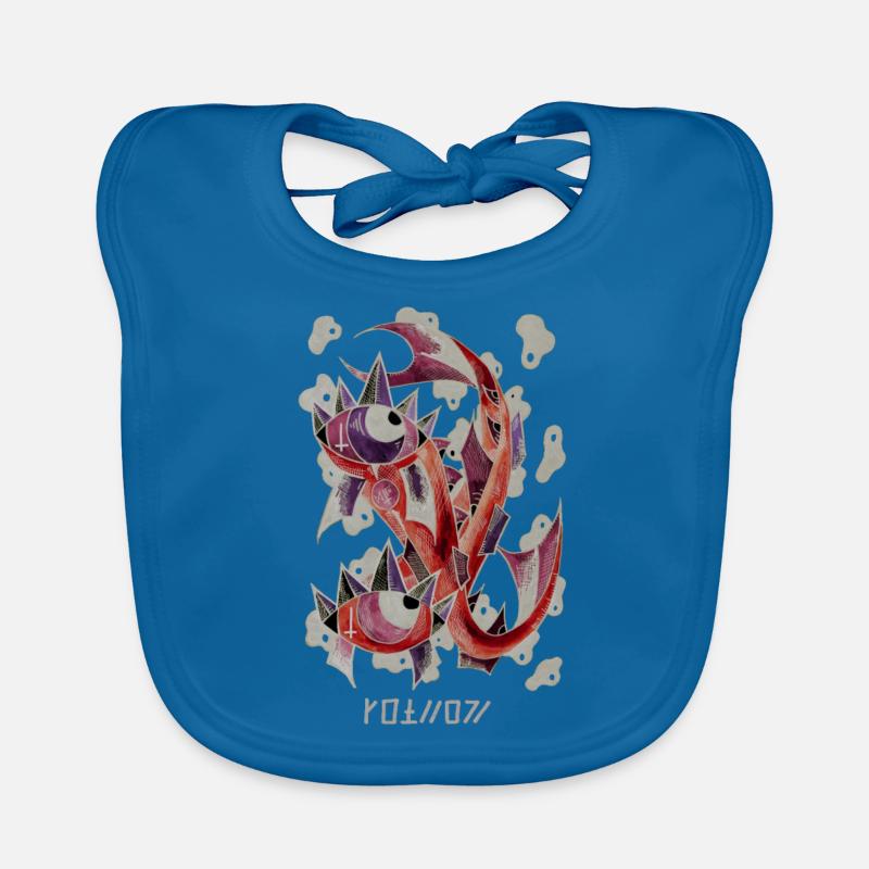 Negative Fish Organic Baby Bibs