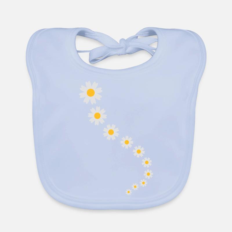 Fleur Bavoir bio Bébé