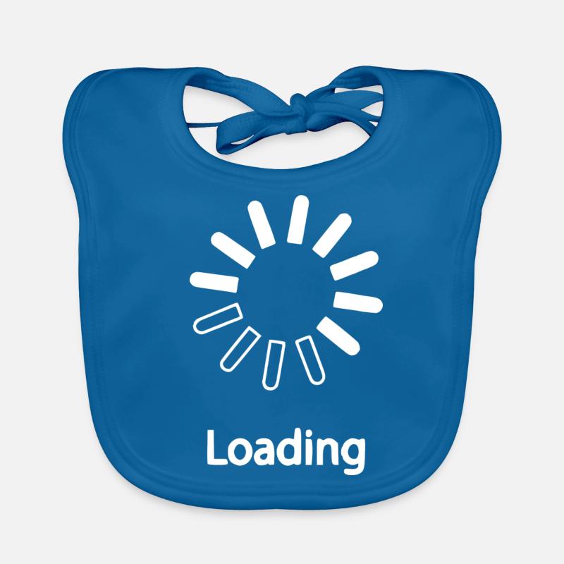 Loading blanc Bavoir bio Bébé