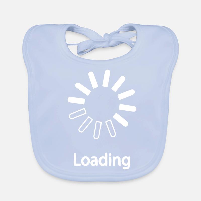 Loading blanc Bavoir bio Bébé