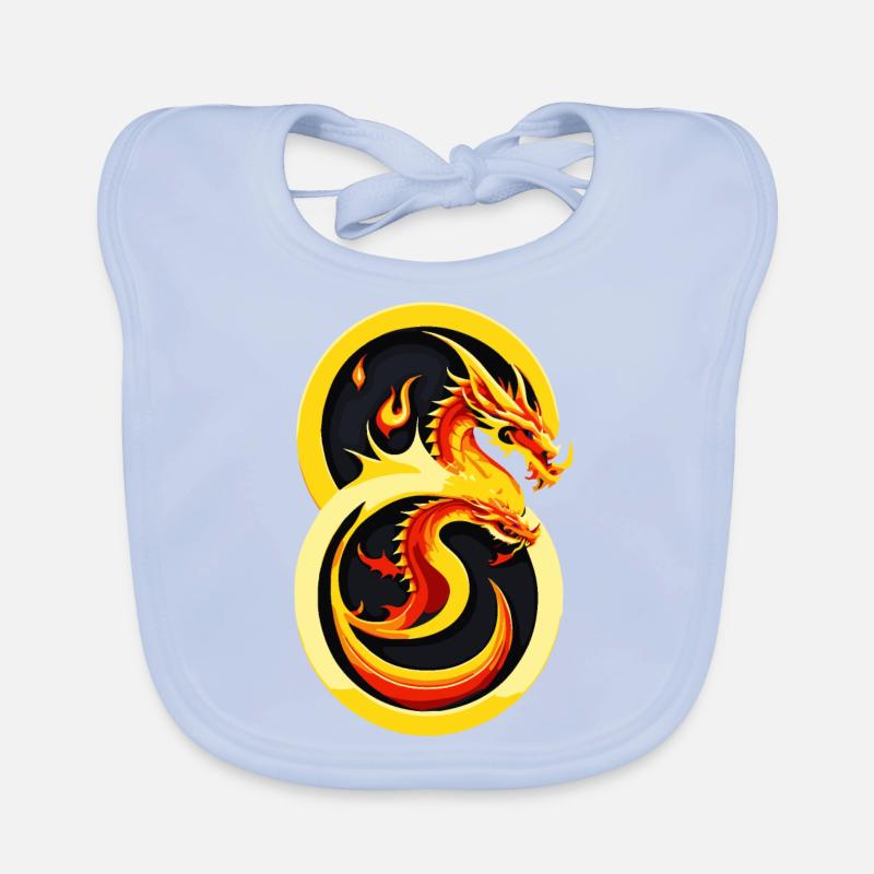 Double dragon Bavoir bio Bébé