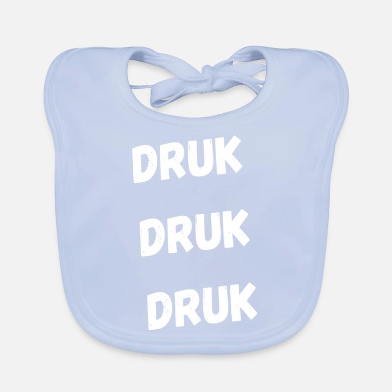 Impression pression, T-shirts en dialecte Bavoir bio Bébé