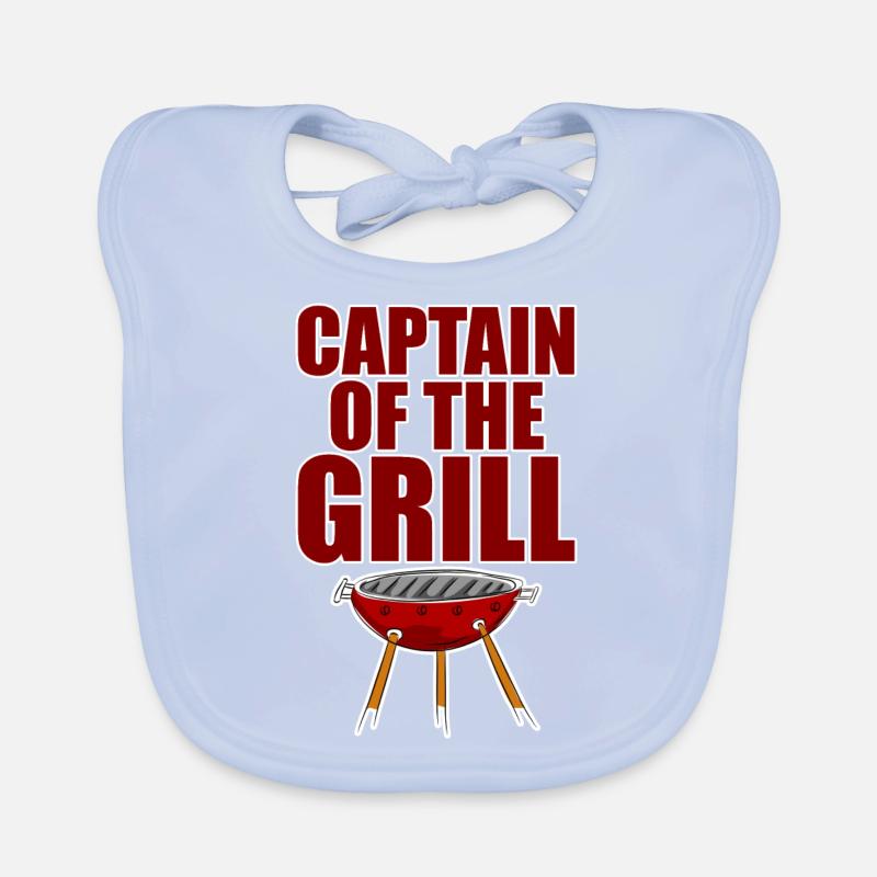 Capitaine Du Grill 2 Bavoir bio Bébé