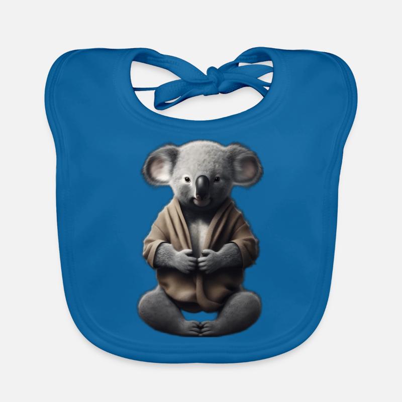 Koala Monk Organic Baby Bibs