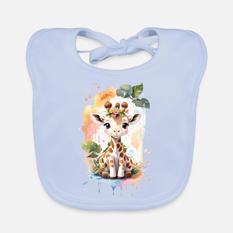 Giraffe Baby Bio-Lätzchen