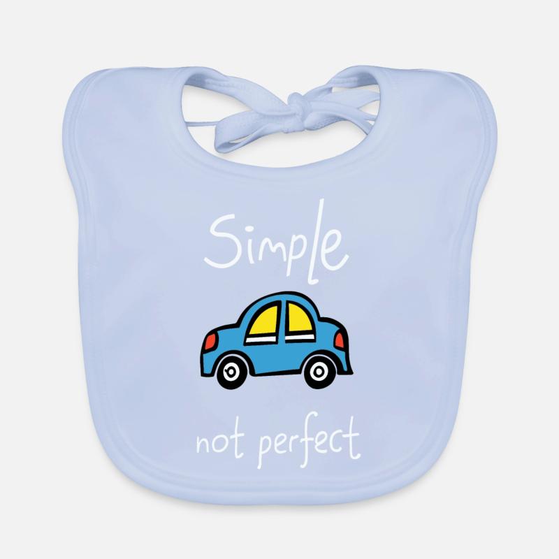 Auto semplice Bavaglino ecologico per neonato