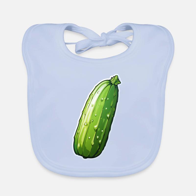 Concombre fermier Bavoir bio Bébé